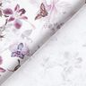 Dekostoff Baumwollpopeline Schmetterlinge & Orchideen – pastelowy fiolet,  thumbnail number 4