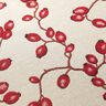 Tkanin dekoracyjna Gobelin dzikie róże – jasnobeżowy/czerwień,  thumbnail number 10