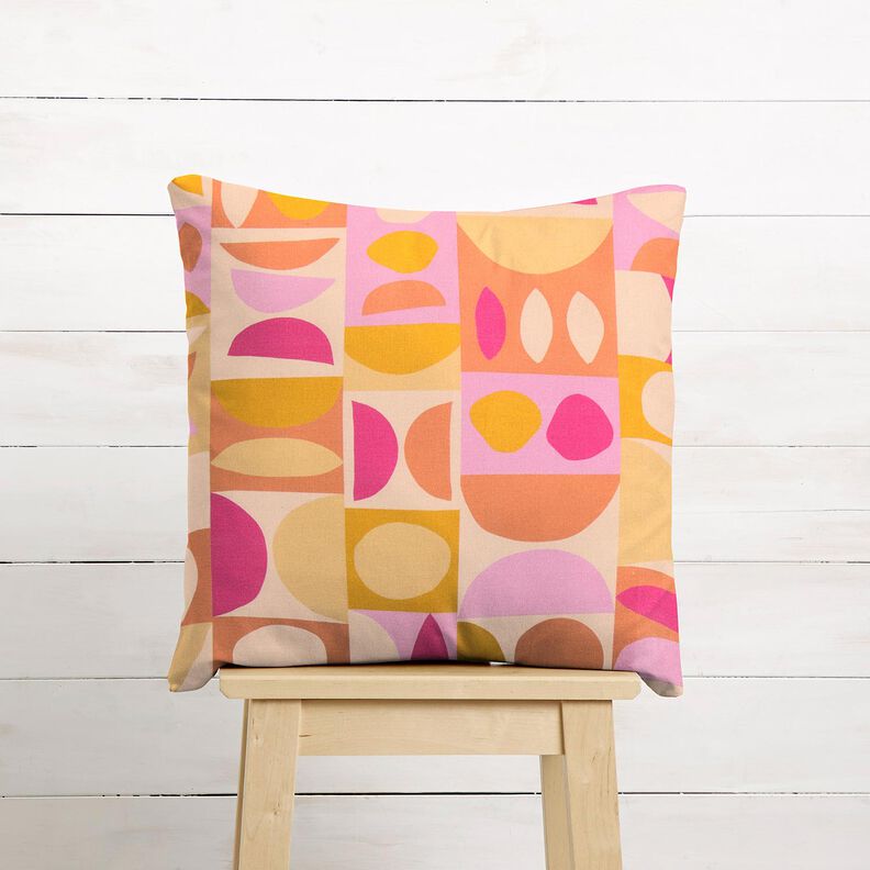 Tkanin dekoracyjna Half panama kolorowe wariacje &ndash; jasna ż&oacute;łć/pastelowy fiolet,  image number 10