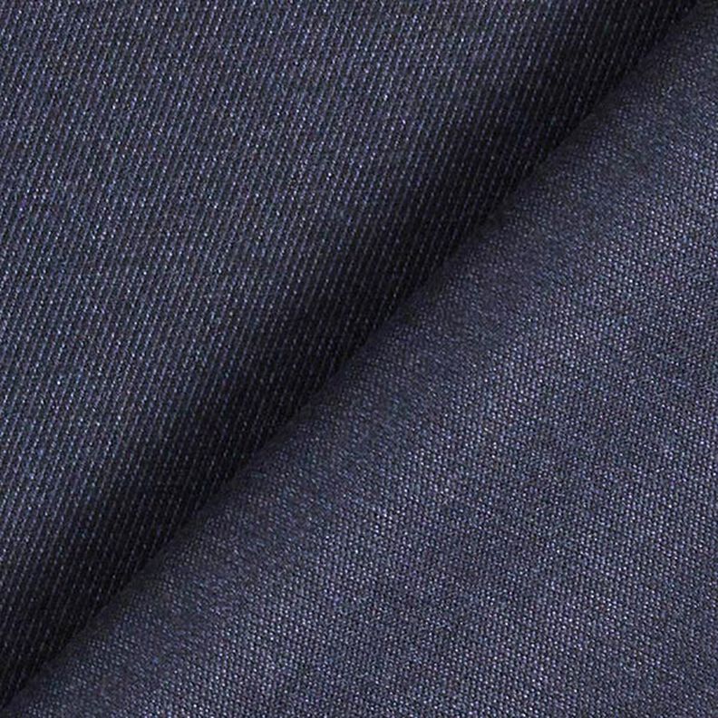 Tkanina garniturowa strecz mieszanka z wiskozą jednokol. – ciemnogranatowy,  image number 3