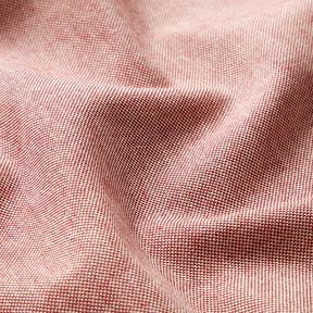 Tkanina dekoracyjna half panama chambray z recyklingu – czerwień karminowa/naturalny, 