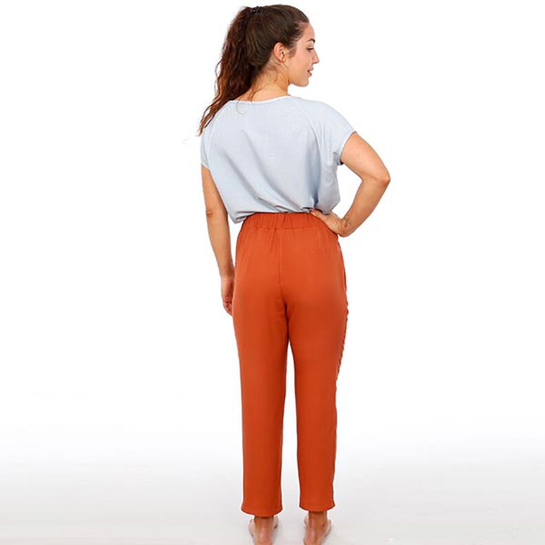 FRAU HANNA – swobodne spodnie z gumką, Studio Schnittreif | XS - XXL,  image number 3