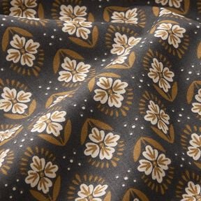 Tkanina bawełniana Kreton kwiatowe kafelki &ndash; granit, 