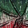 Tkanina z cekinami, cieniowana – czerń/zielony jodłowy,  thumbnail number 4