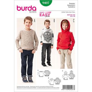 Swetr, Burda 9407, 