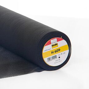 H 609 Wkładka do przyprasowania | Vilene – czerń, 
