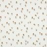 Dżersej bawełniany śliczne kwiatki nadruk cyfrowy | Poppy Fabrics – kość słoniowa/karmelka,  thumbnail number 1