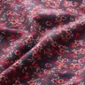 Dżersej bawełniany morze kwiatów – merlot/koral,  thumbnail number 2