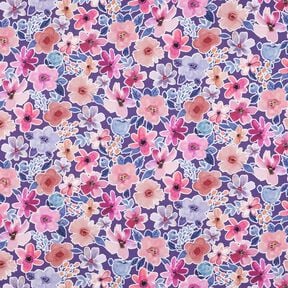 Popelina bawełniana kwiaty | Poppy Fabrics – czerwona lilia, 