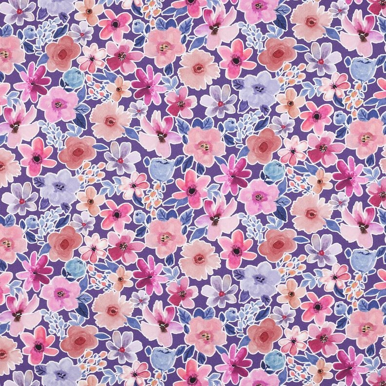 Popelina bawełniana kwiaty | Poppy Fabrics – czerwona lilia,  image number 1