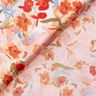 Bawełniany woal z cyfrowym nadrukiem akwarelowego morza kwiatów – kość słoniowa/łosoś,  thumbnail number 4