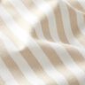 Tkanin dekoracyjna Half panama podłużne pasy – jasnobeżowy/biel,  thumbnail number 2