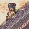 Panel dekoracyjny Gobelin duet dziadków do orzechów – czerwień karminowa/jasnobeżowy,  thumbnail number 4