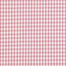 Tkanina bawełniana Kratka Vichy 0,5 cm – stary róż/biel,  thumbnail number 1