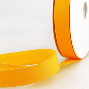 Taśma skośna Polycotton [20 mm] – słoneczna żółć, 