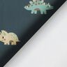 Tkanina na kurtki przeciwdeszczowe szczęśliwe dinozaury nadruk cyfrowy – granit,  thumbnail number 5