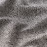 Tkanina dekoracyjna half panama o strukturze prążków bawełna z recyklingu – czerń/biel,  thumbnail number 2