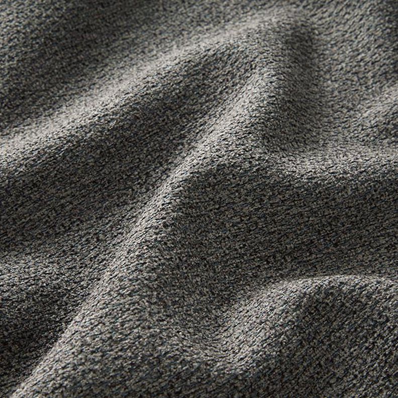 Tkanina tapicerska efekt szenili – ciemnoszary,  image number 2