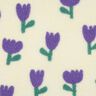 Puszysty plusz tulipany | Poppy Fabrics – kość słoniowa,  thumbnail number 1