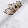 GOTS Dżersej bawełniany koala | Poppy Fabrics – biel/migdałowy,  thumbnail number 4