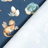 Dzianina dresowa pętelkowa French Terry śliczne smoki nadruk cyfrowy – szary błękit,  thumbnail number 4