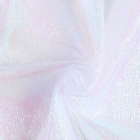 Organza Glitzer – biel, 