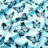 Dżersej bawełniany Motyle z plamami | Glitzerpüppi – lodowy niebieski,  thumbnail number 1