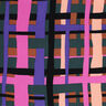 Tkanina wiskozowa stretch Line Layers | Nerida Hansen – ciemna zieleń/lilia,  thumbnail number 1