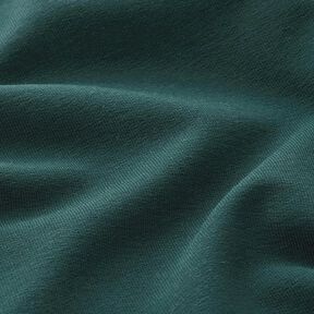 Lekka dresówka pętelkowa french terry jednokol. – ciemna zieleń, 