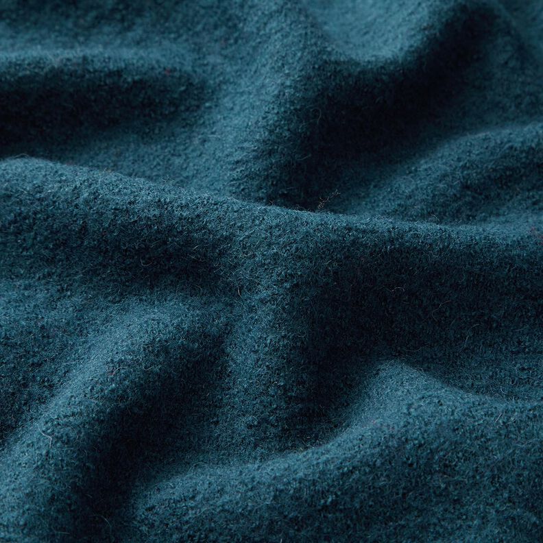 Lekka dzianina swetrowa z wełny z domieszką wiskozy – niebieski oceaniczny,  image number 2