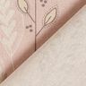 Tkanin dekoracyjna Half panama delikatne gałązki – jasny brudny róż/naturalny,  thumbnail number 4