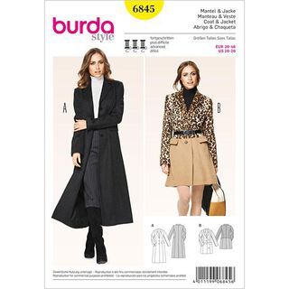 Płaszcz blezerowy / kurtka, Burda 6845, 