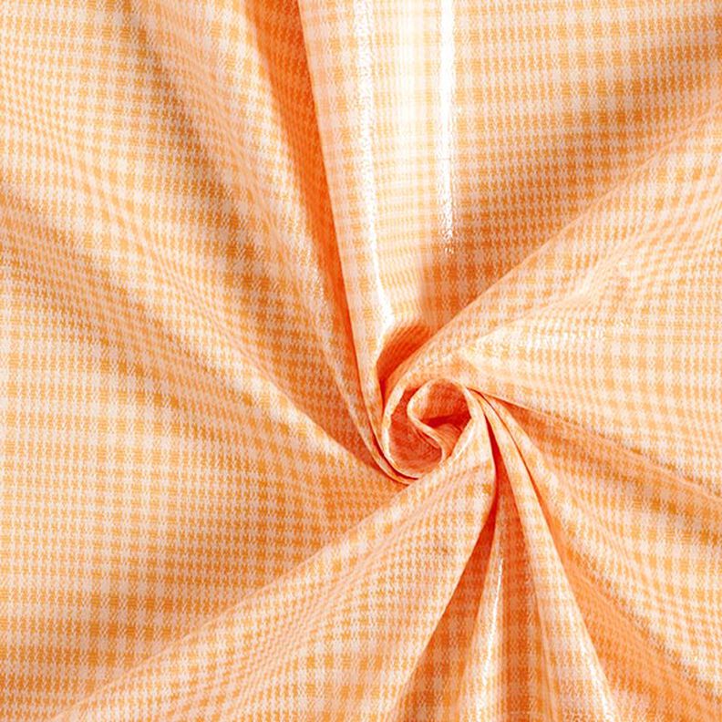 Tkanina na kurtki przeciwdeszczowe w kratkę glen – słoneczna żółć,  image number 3