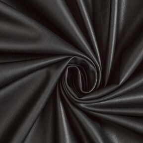 Sztuczna skóra z welurem na lewej stronie  – czerń, 