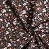 Dżersej bawełniany Mille-fleurs – czarny brąz,  thumbnail number 3