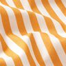 Tkanin dekoracyjna Half panama podłużne pasy – jasnopomarańczowy/biel,  thumbnail number 2