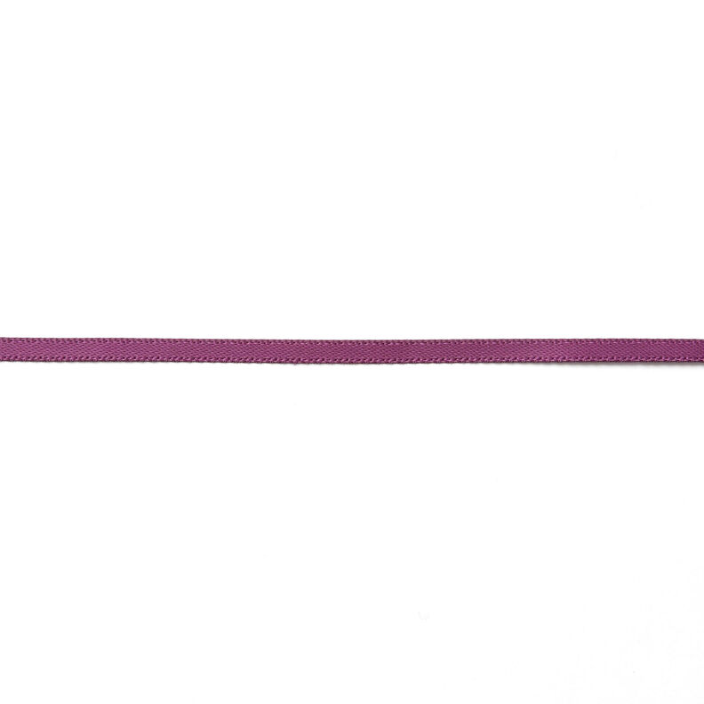 taśma satynowa [3 mm] – bakłażan,  image number 1