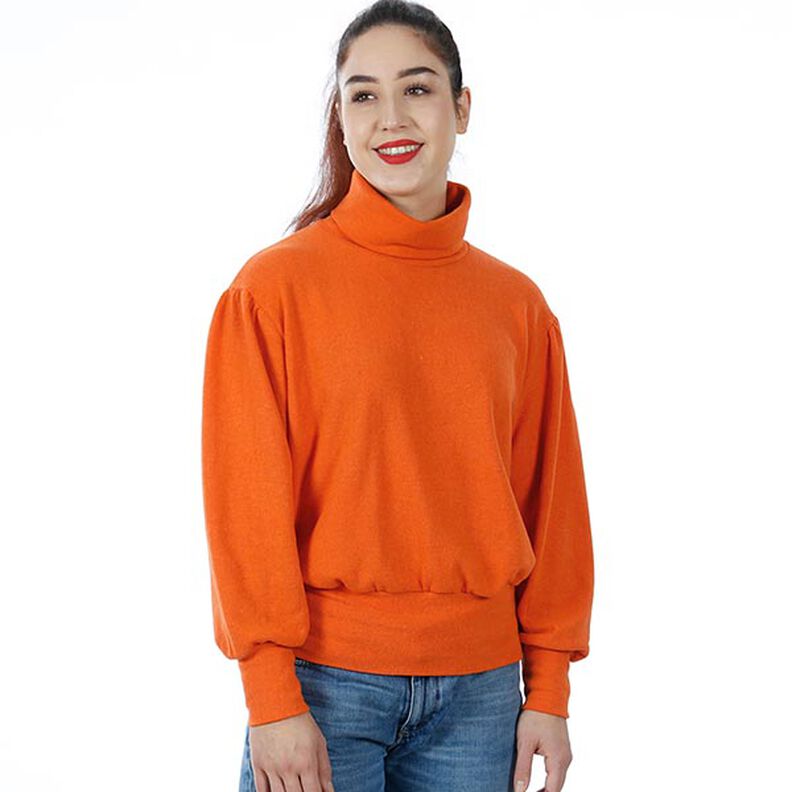 KOBIETA OKE sweter z marszczonymi rękawami i szerokimi mankietami | Studio Przycięcie na wymiar |,  image number 2