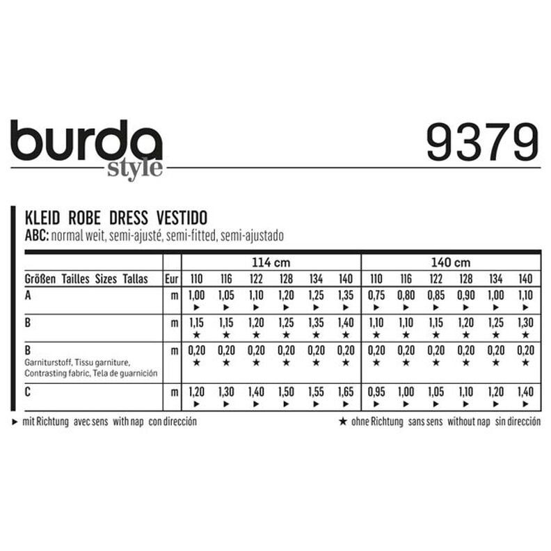 Sukienka dziewczęca, Burda 9379,  image number 6