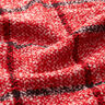 Bouclé na płaszcze w kratkę – czerwień,  thumbnail number 2