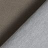 Tkanina tapicerska Sztuczna skóra drobny wzór – ciemny szarobrązowy,  thumbnail number 3