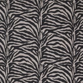 Tkanina tapicerska Żakard zebra – czerń/szary, 