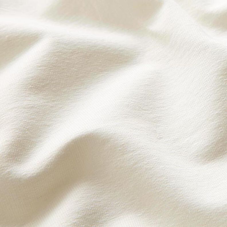 Lekka dres&oacute;wka pętelkowa french terry jednokol. &ndash; mleczna biel,  image number 3