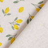 Tkanina dekoracyjna half panama, mini cytryny – żółć/naturalny,  thumbnail number 4