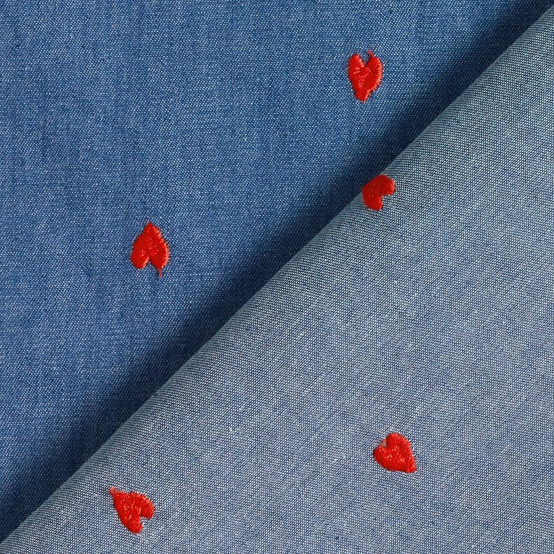 Chambray  – dżins/ognista czerwień,  image number 4