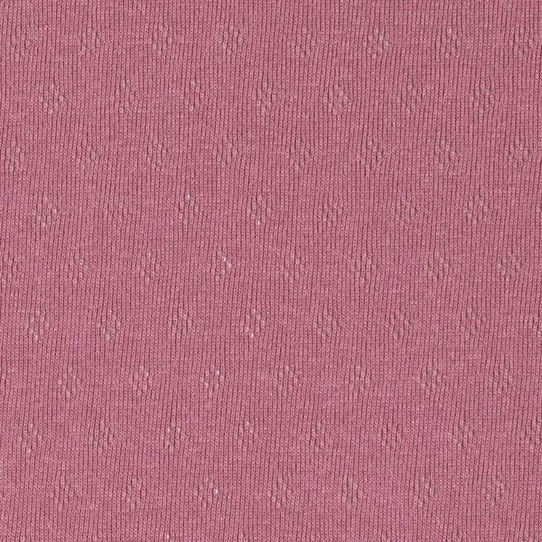 Dżersej o drobnym splocie z ażurowym wzorem – pastelowy fiolet,  image number 3