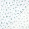 Muślin / Tkanina double crinkle gałązki | Poppy Fabrics – biel/zieleń trzcinowa,  thumbnail number 4