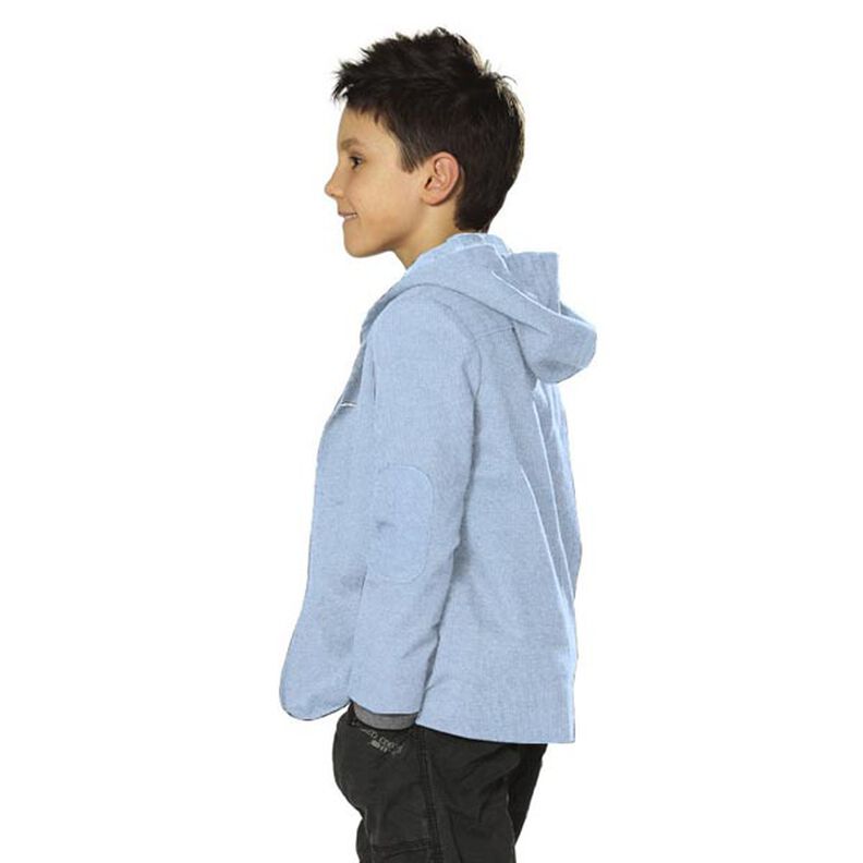 Sweatshirt Melanż Jasne – jasnoniebieski,  image number 6