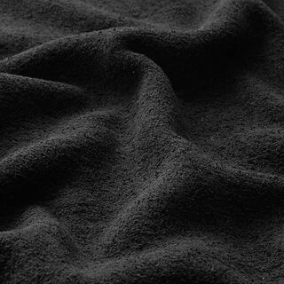 Bawełna Dzianina dresowa Terry Fleece – czerń, 
