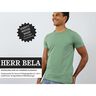 HERR BELA – sportowa koszulka z ukośnym szwem po bokach, Studio Schnittreif  | 42 - 60,  thumbnail number 1